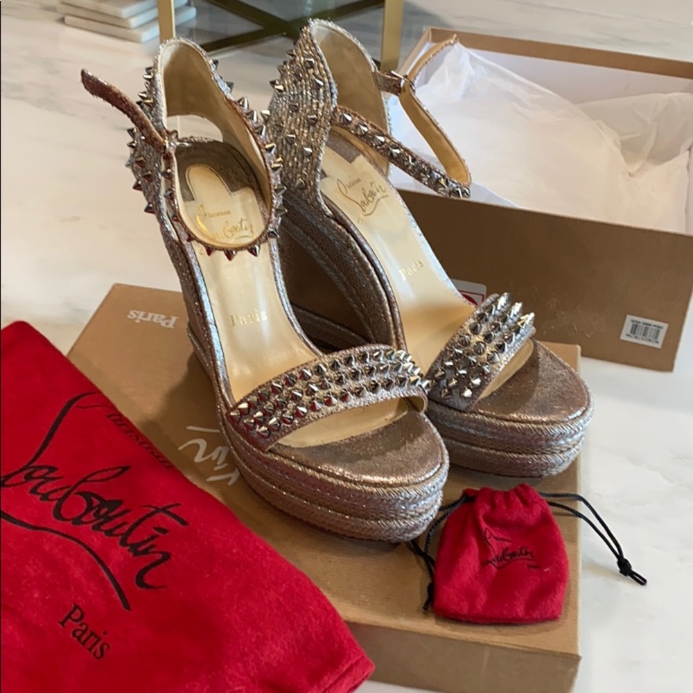 Christian Loubouton wedges